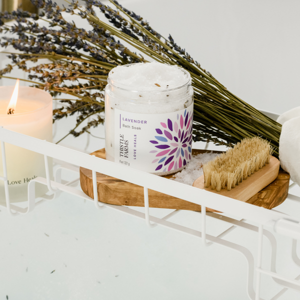 Lavender Salt & Essential Oil Bath Soak