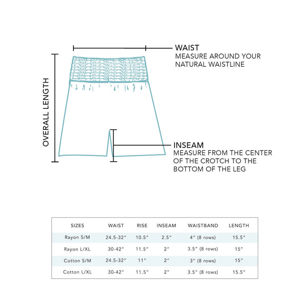 Elemental Blue Cotton Shorts