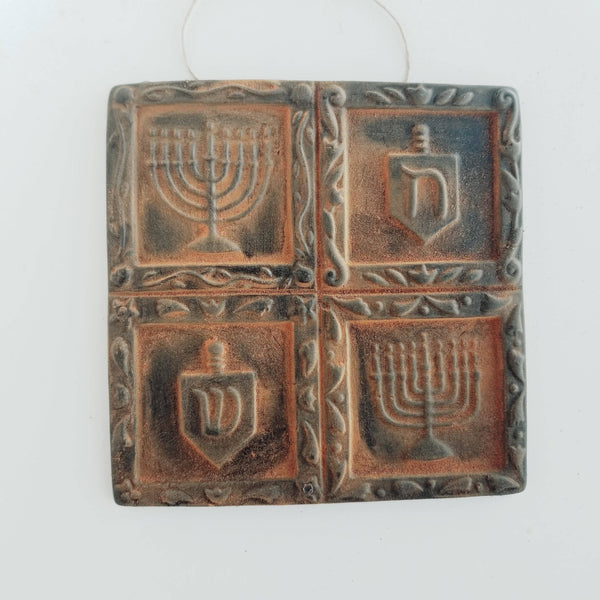 Menorahs and Dreidels | Beeswax Ornament