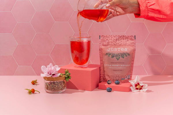 Little Berry Hibiscus Stand-up Pouch - Fair-Trade Herbal Tea
