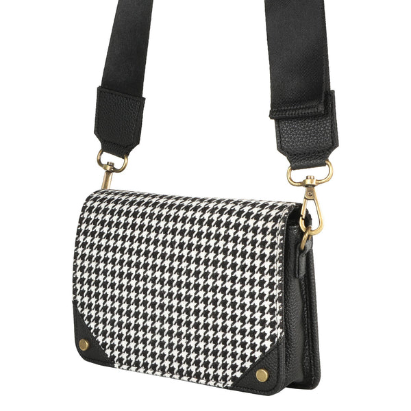 Millie Houndstooth Sling Bag