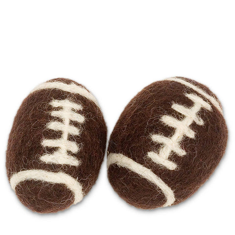 Football Wool Cat Toy - Pack of 2