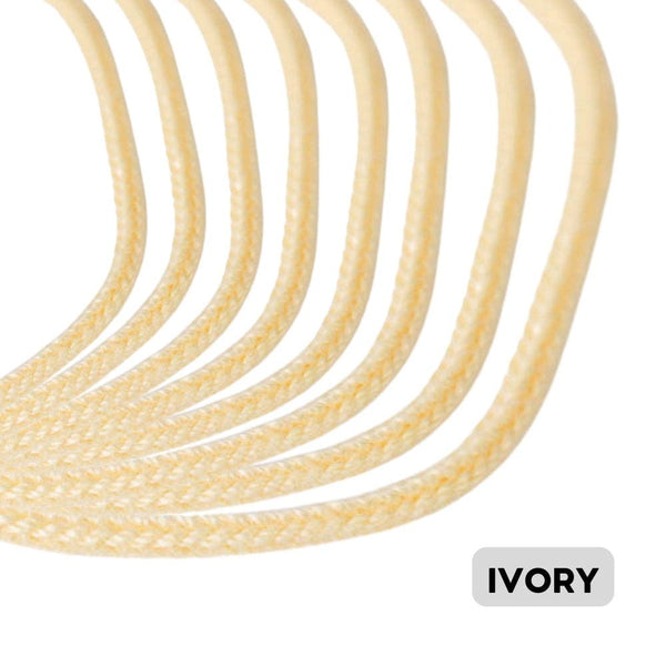 WORTHY - Friendship Bracelet on Hand-woven Cotton Cord