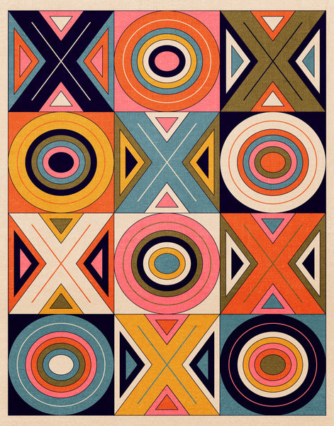 XO - Hugs & Kisses Print