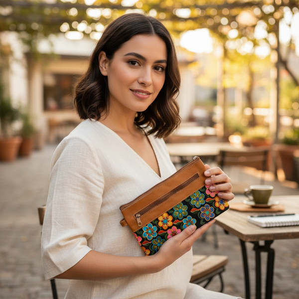 Leather Clutch