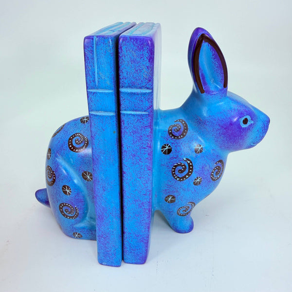 Soapstone Rabbit Bookend (miniature) 7.5" One-of-a-kind