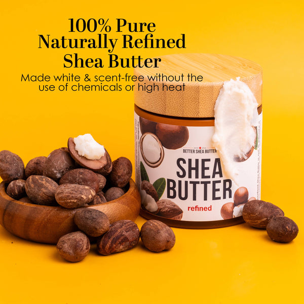 Refined Shea Butter for Skincare & Body Butter Jar