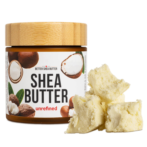 Raw Shea Butter for Skincare & Body Butter Unrefined (Jar)