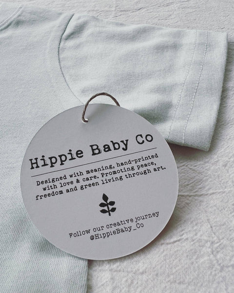 Euphoric Yeti Baby Bodysuit, Hippie baby outfit.