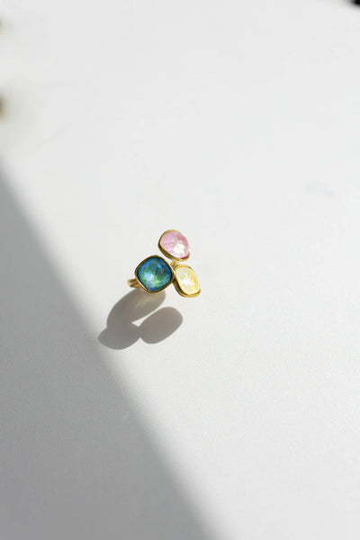 Remi Colorful Crystal Ring