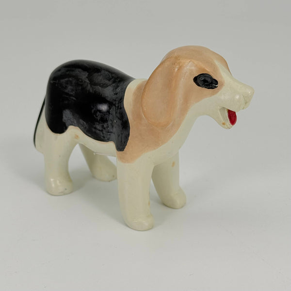 Soapstone Dog, hound Dog, Beagle, Foxhound, 5" 