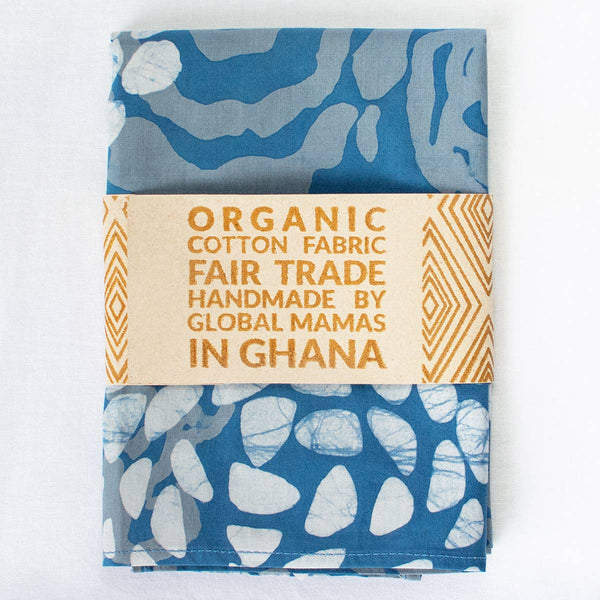 Indigo Blooms Organic Napkin