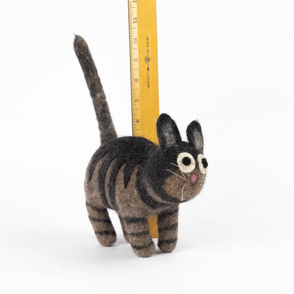 Toys - Cat - Black and Gray Striped