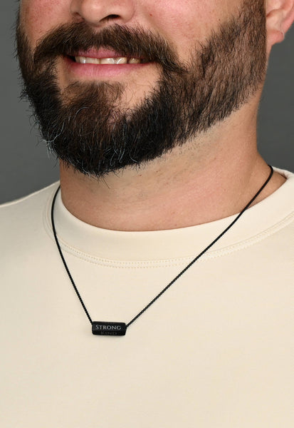 The Pillar Necklace – Matte Black