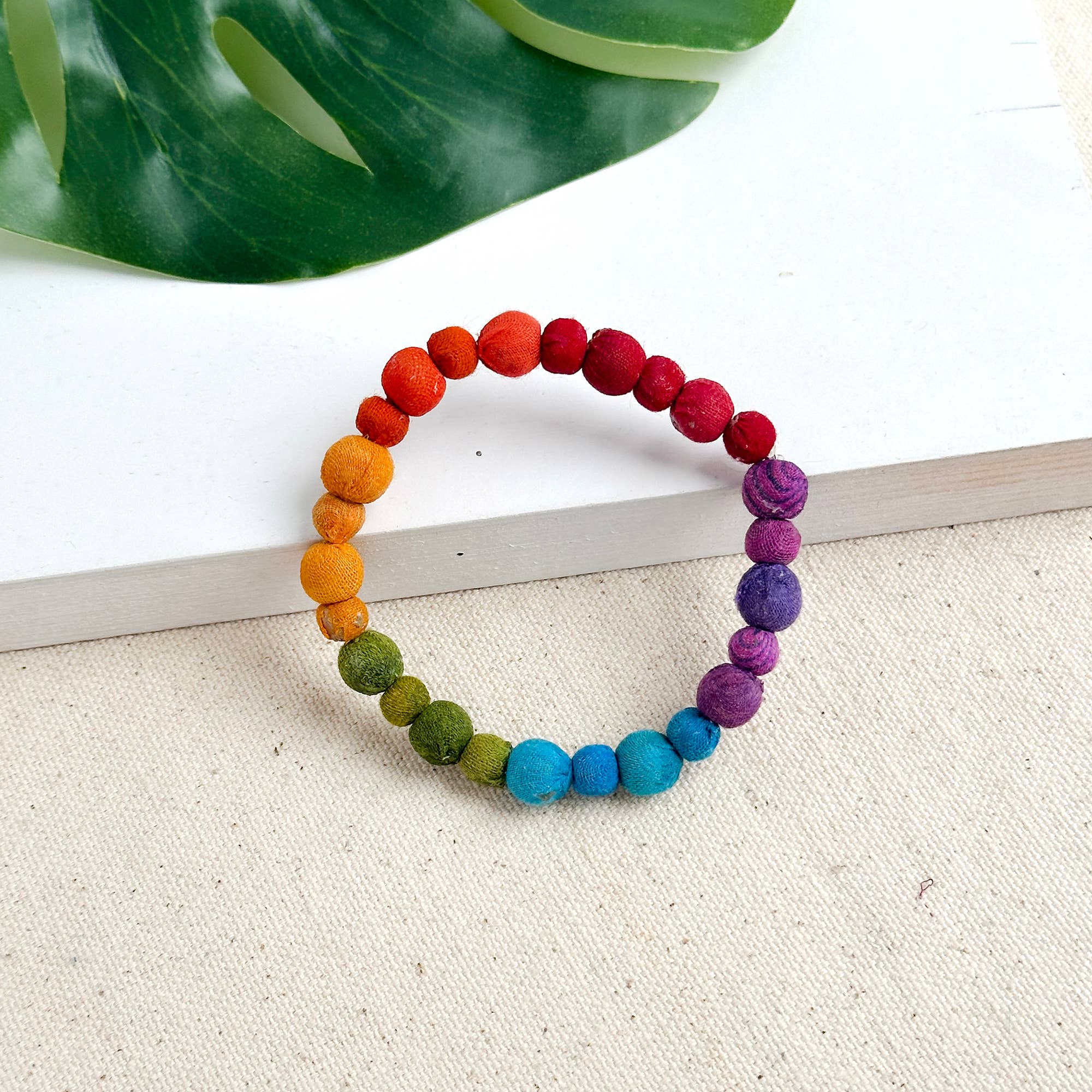 Kantha Prism Poetic Bracelet