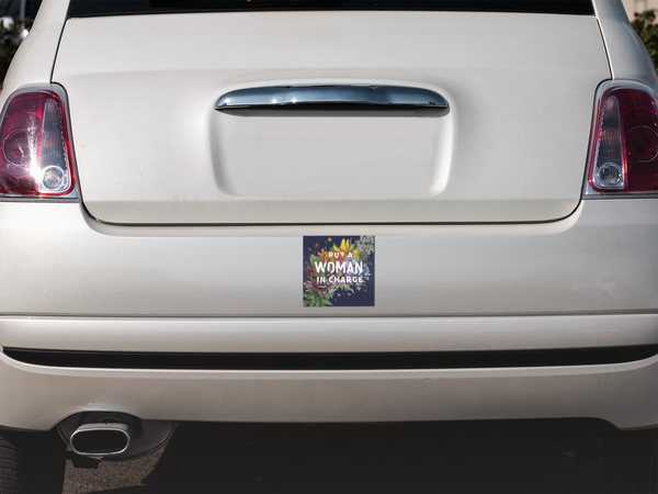 Put a Woman in Charge Bumper Stickers | Feminist Sticker