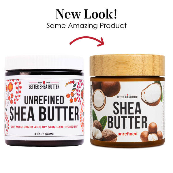 Raw Shea Butter for Skincare & Body Butter Unrefined (Jar)
