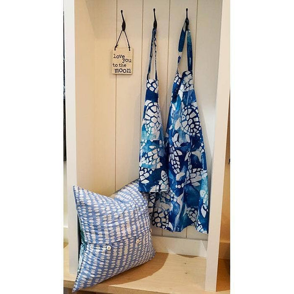 Apron Kids: Fishy Turtles Teal