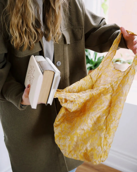 Reusable Shopping/Tote Bag Re-Purposed Sari Eco-Friendly