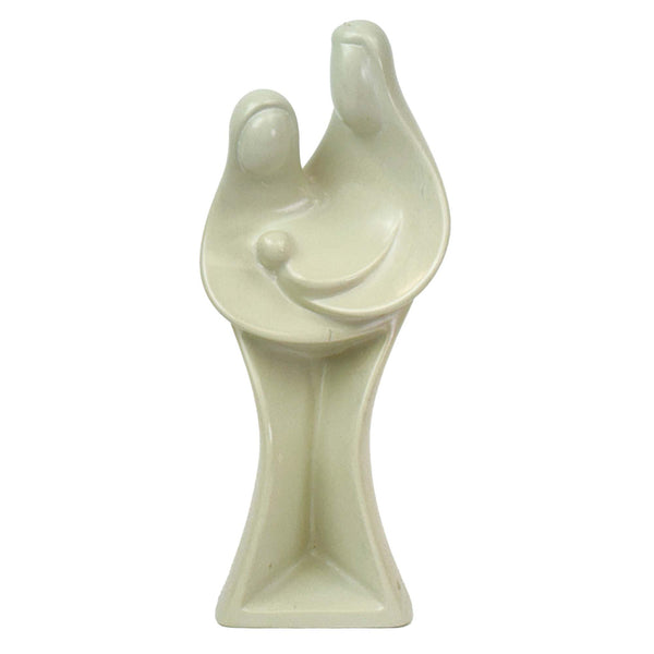 Hand-Carved Soapstone Kenya Holy Family Sculpture