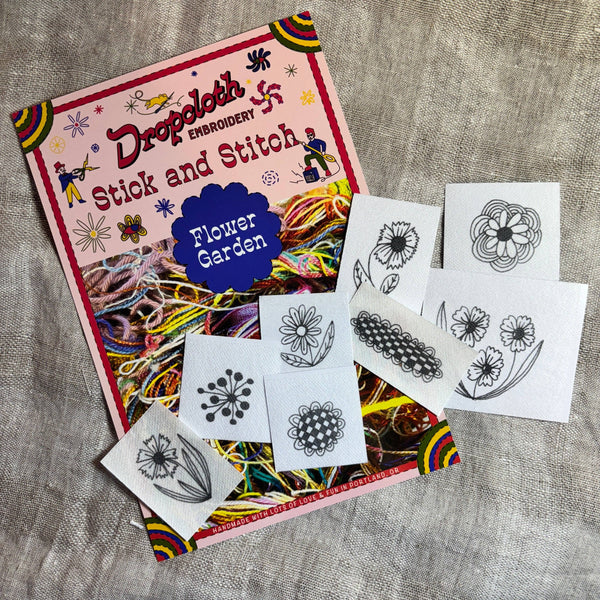 Flower Garden Stick and Stitch Set