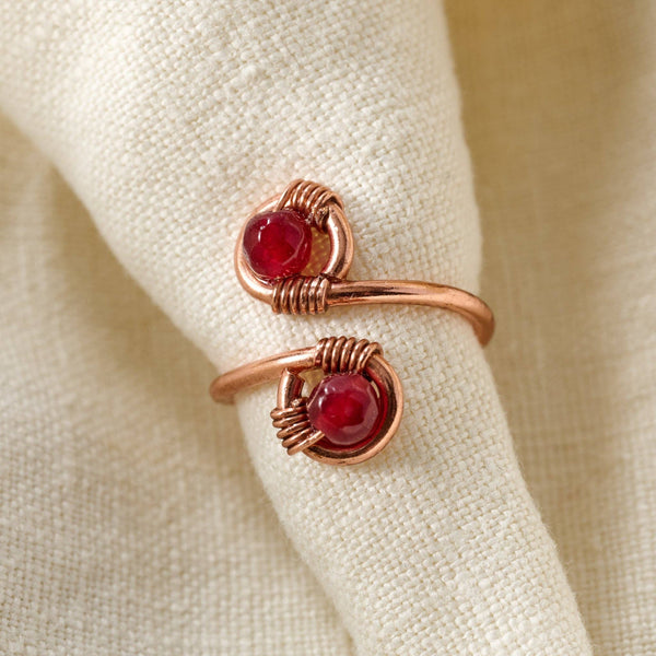 Maite Agate Wrap Ring