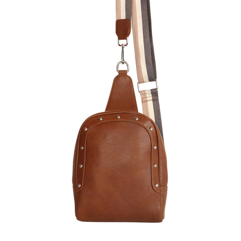 Tour Sling backpack w/ Front Pocket - Classic Brown