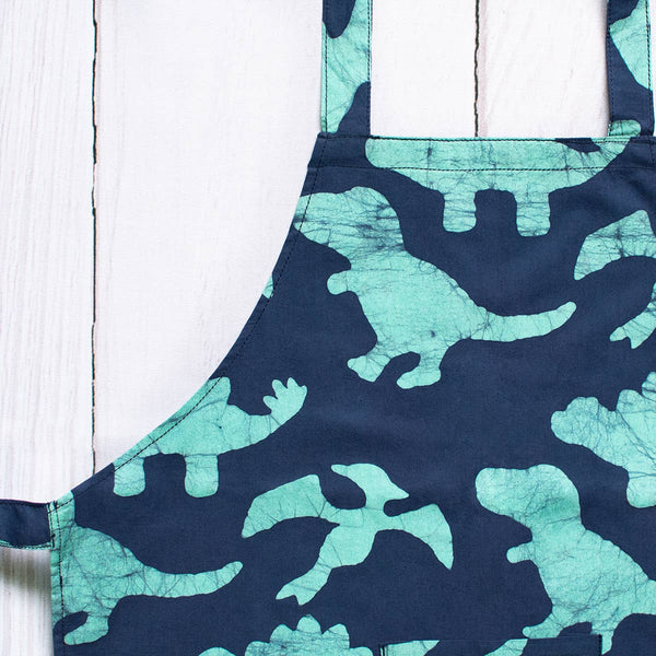 Apron Kids: Dinos - Navy