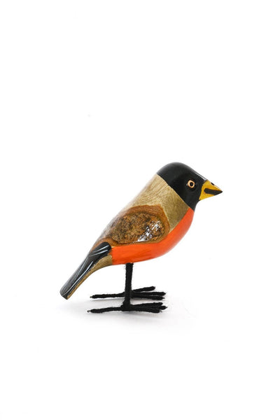 Jacaranda Wood Robin Sculpture