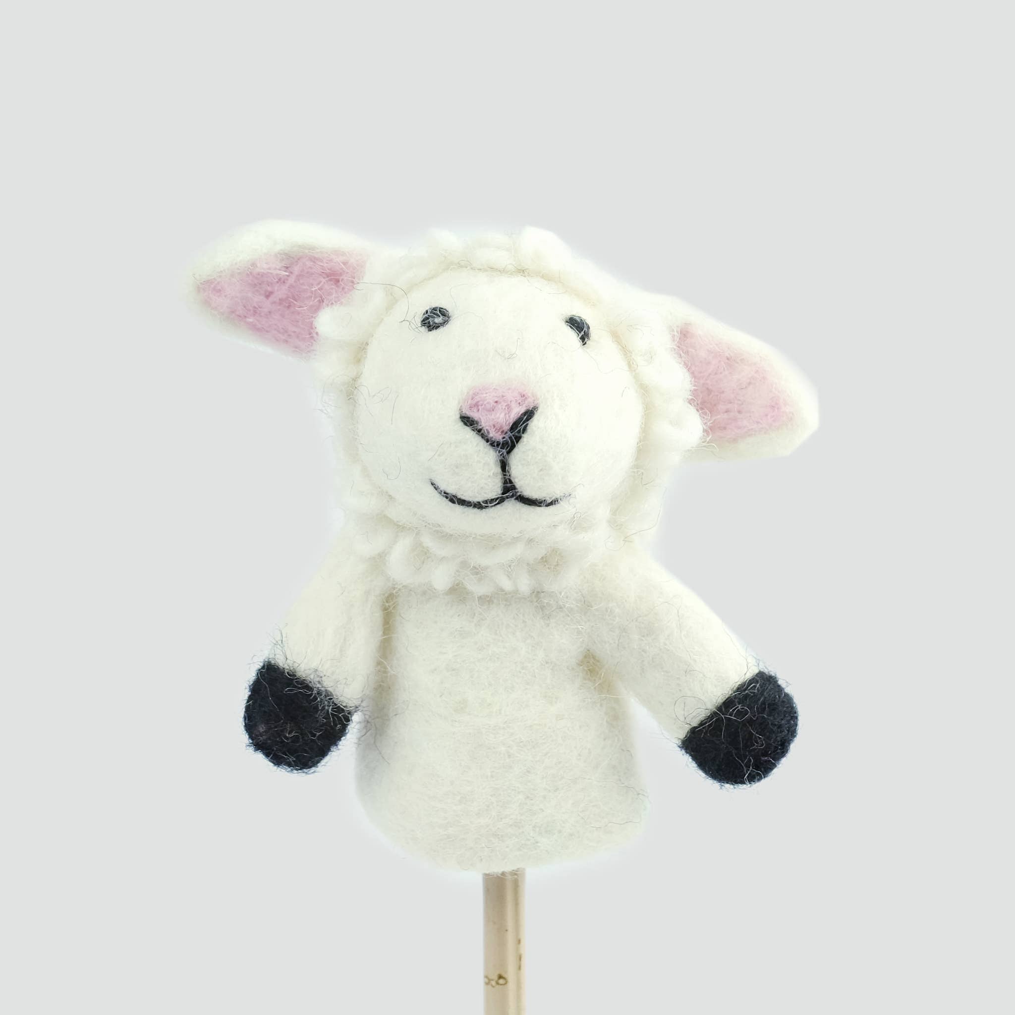 Felt Finger Puppets Sheep