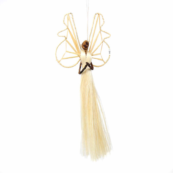 Sisal Angel Ornament