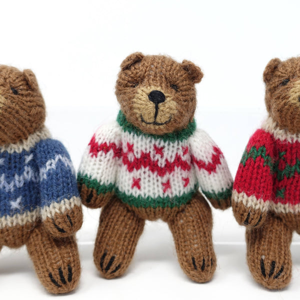 Brown Bear Holiday Ornament