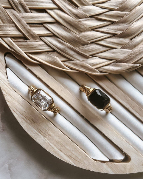 Runa Stone Ring || Choose Color