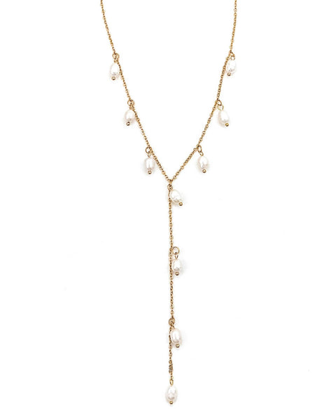 Penelope Pearl Lariat Necklace