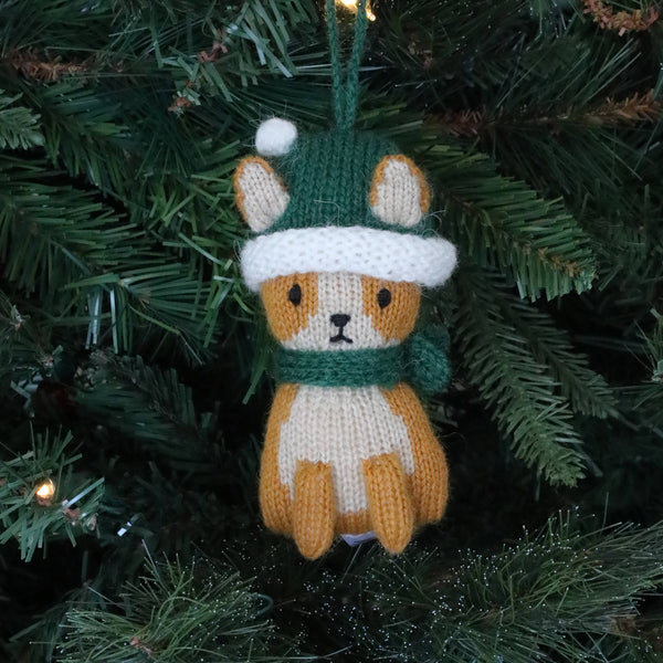Holiday Puppy Ornaments