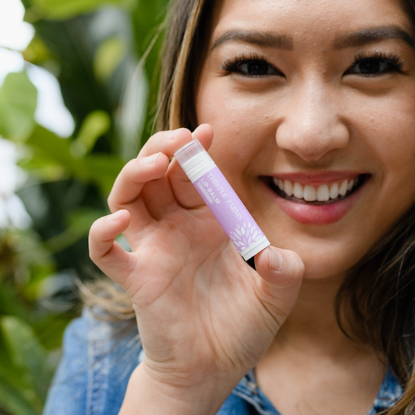 Organic Shea Butter & Beeswax Lip Balm | Lavender