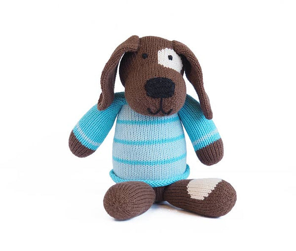 Knit Spotted Dog in Sweater