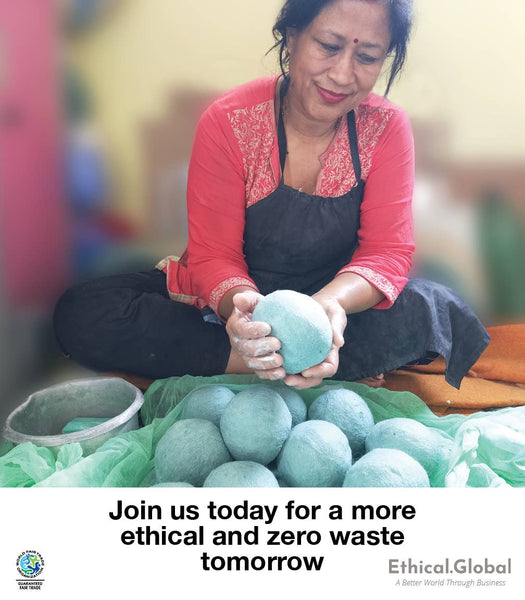 Solid Colors: Eco Wool Dryer Balls