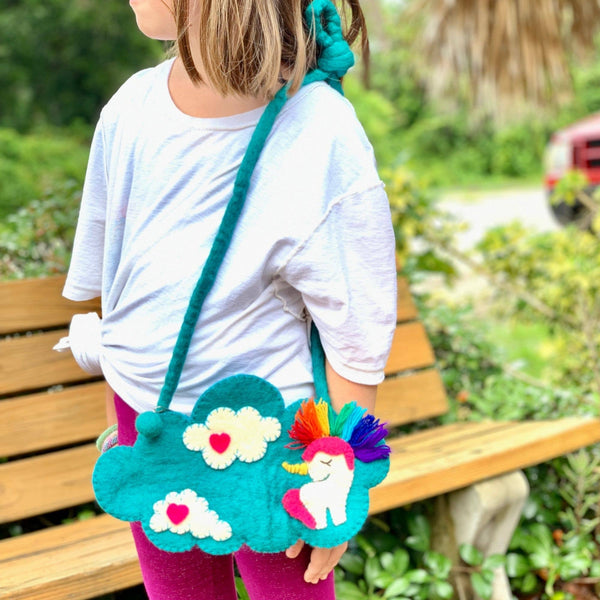 Unicorn Felt Shoulder Bag