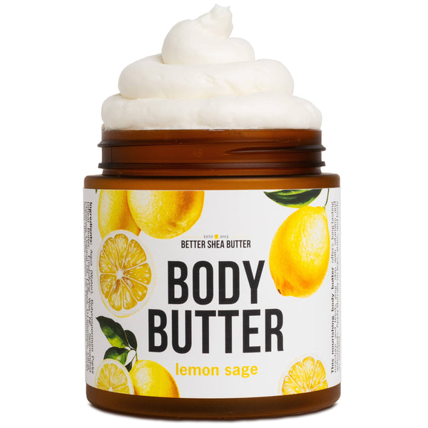 Body Butter with Shea Butter & Essential Oils – Lemon Sage