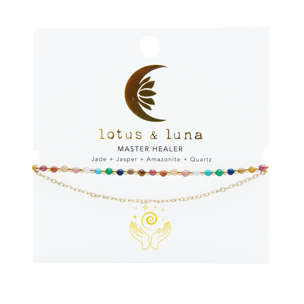 Master Healer Healing 2mm Bracelet (Gold)