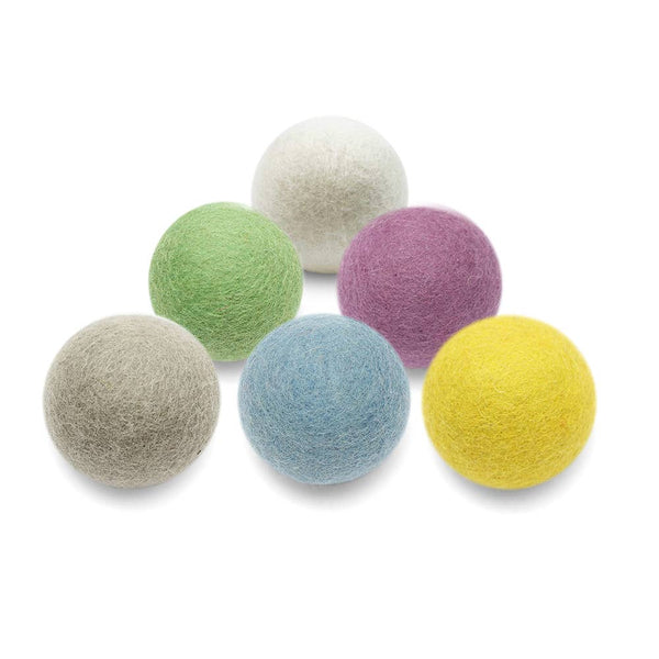 Solid Colors: Eco Wool Dryer Balls