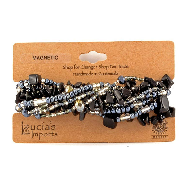 Small Rock Candy Magnetic Bracelet: 12 frost
