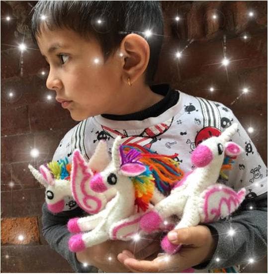 Toys - Unicorn - Rainbow - Large