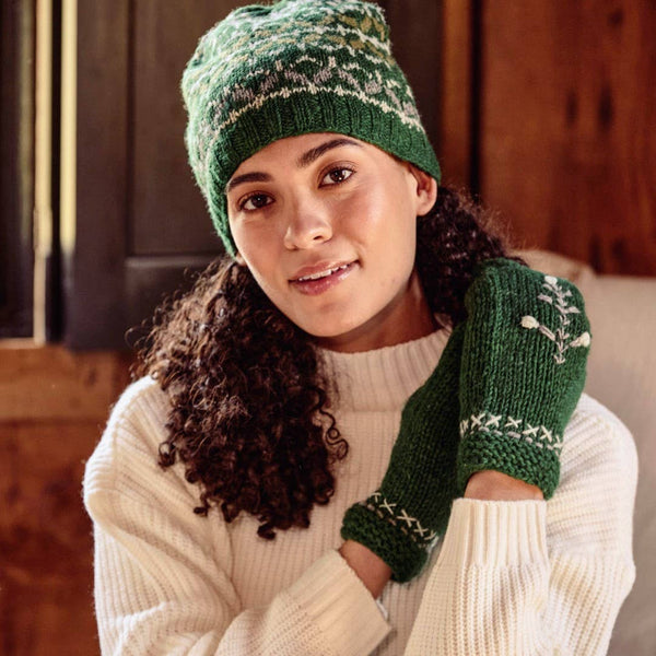 Freya Evergreen Knit Beanie