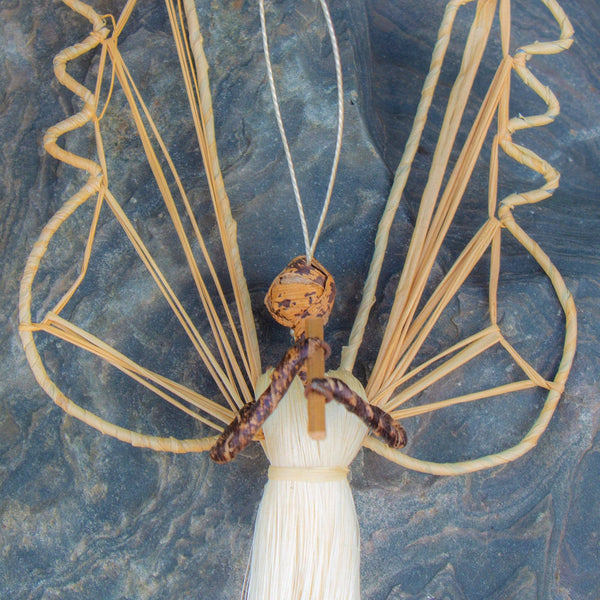 Sisal Angel Ornament