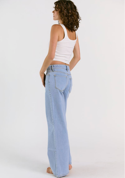 REBEL WIDE LEG IN NOA WASH
