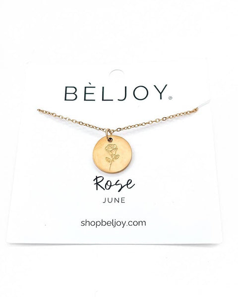 Birth Flower Necklace