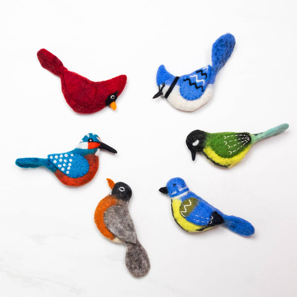 Bird Felt Finger Puppets