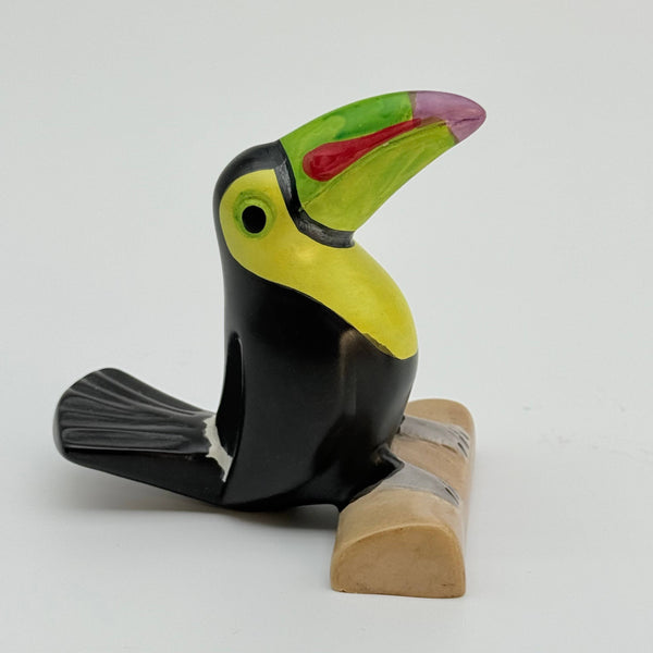 Soapstone Toucan Bird, Assorted Designs, 4" 